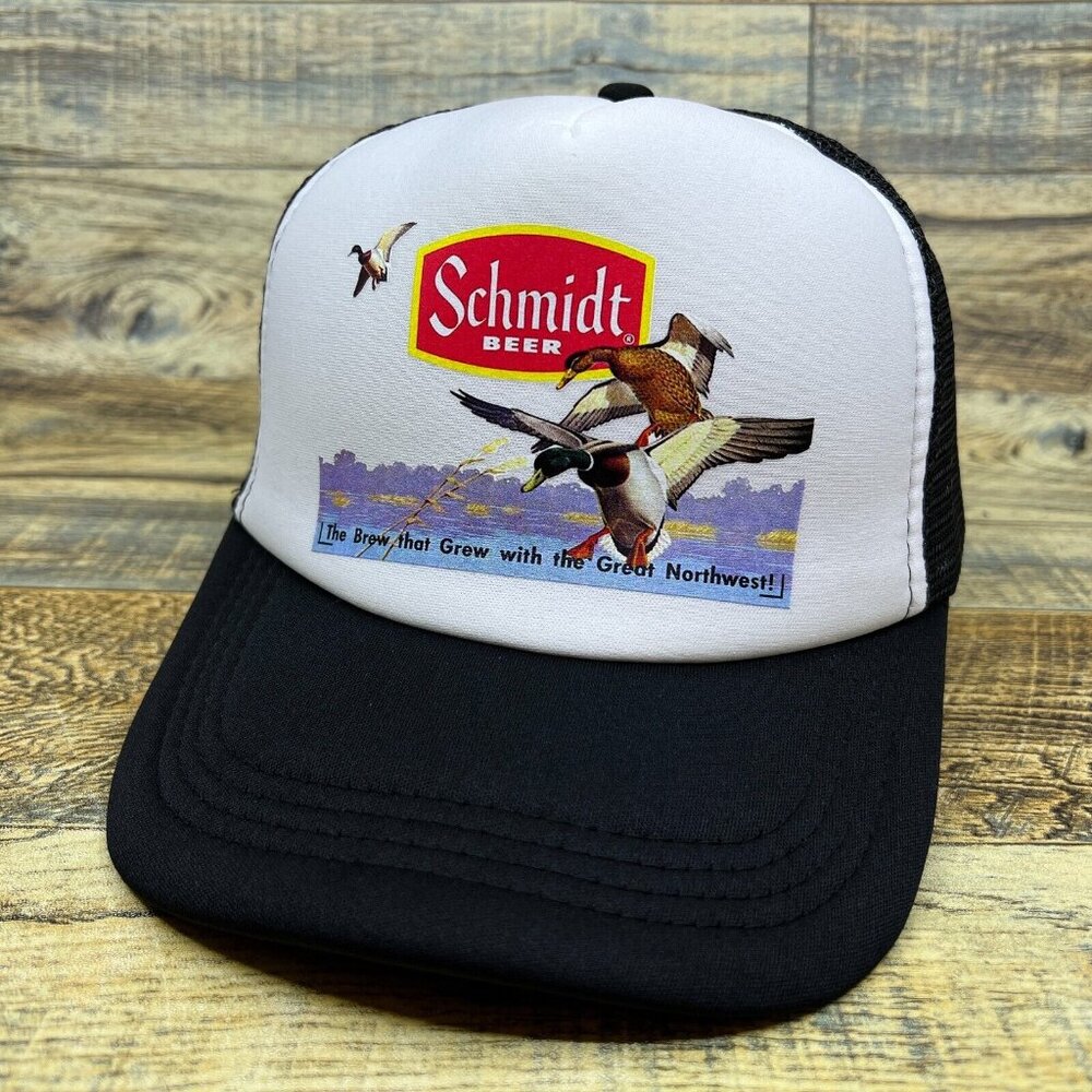 Defunct Schmidt Beer Unisex Trucker Hat Bird Hunting Baseball Cap
